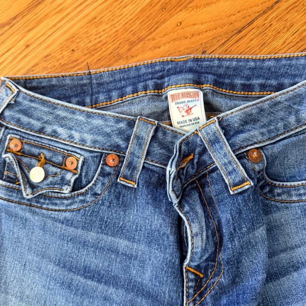 True Religion High Rise Blue Jeans